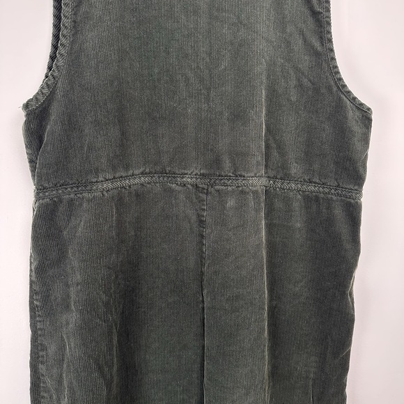 Westbound Corduroy Jumper Dress Size XL Dark Green Cottagecore Dark Academia - Picture 5 of 6